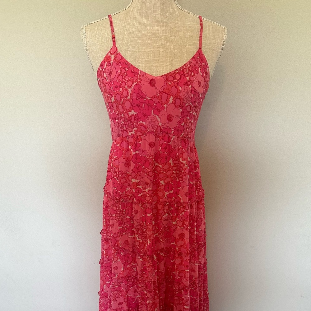 Spaghetti Strap Floral Maxi Dress